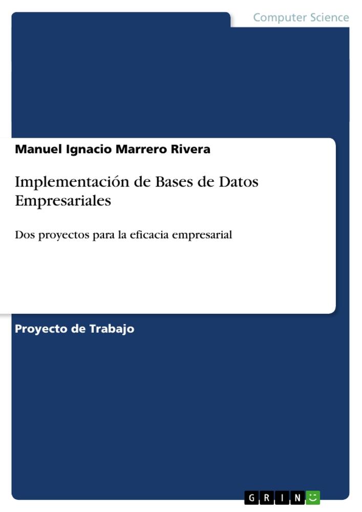 Implementación de Bases de Datos Empresariales