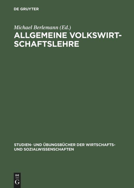 Allgemeine Volkswirtschaftslehre