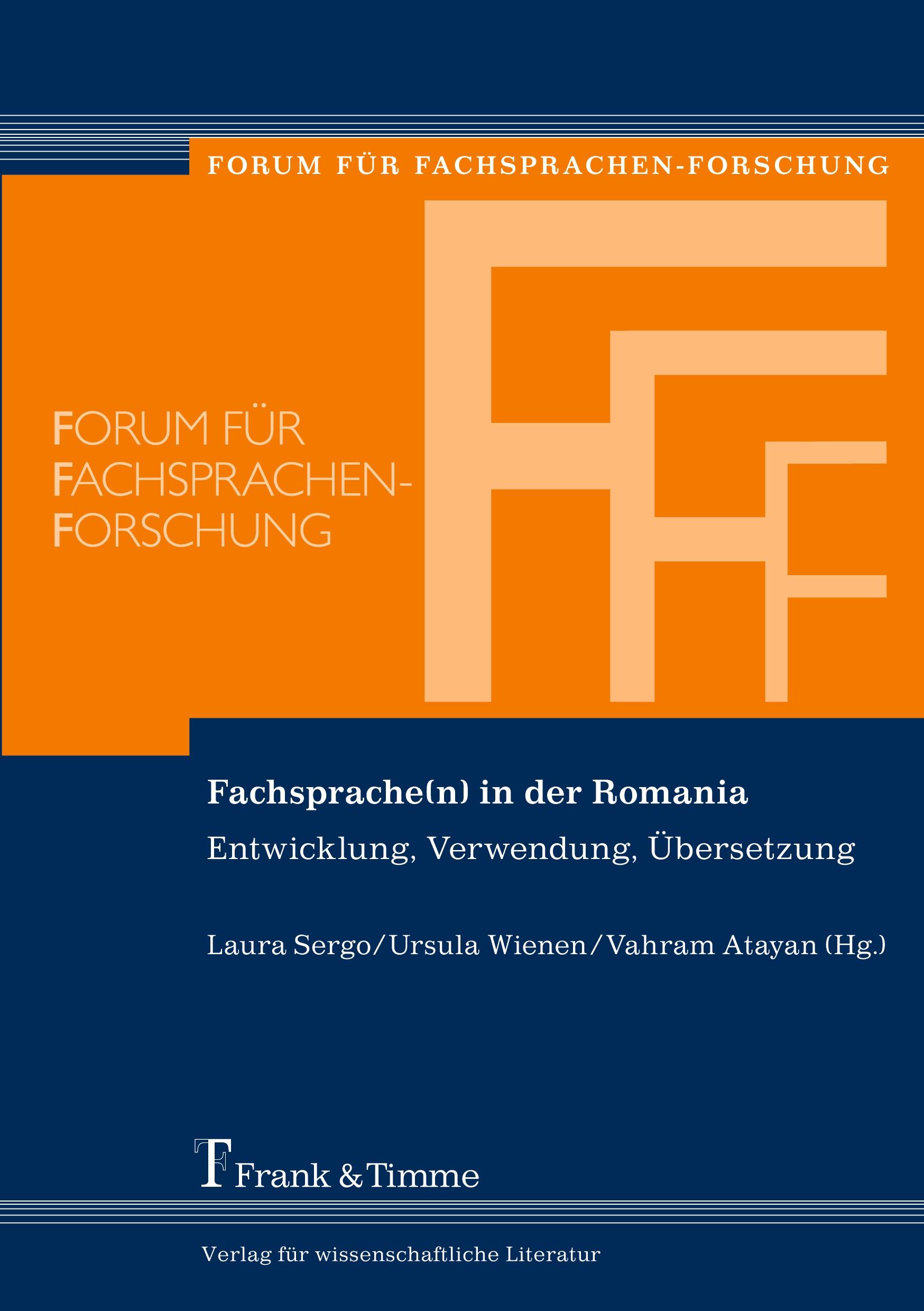 Fachsprache(n) in der Romania