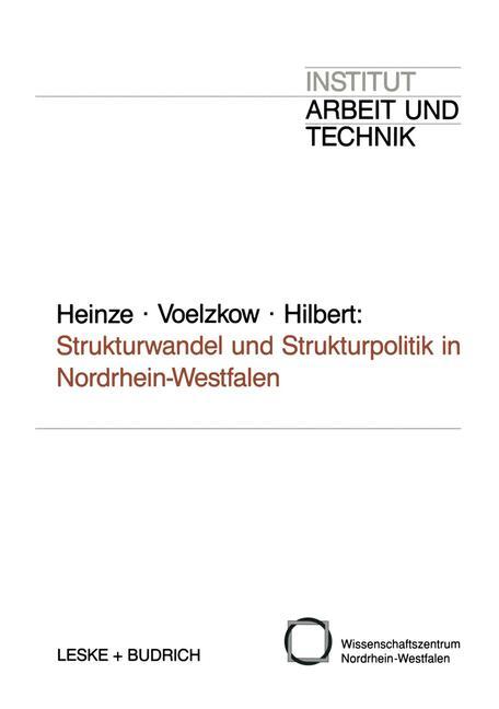 Strukturwandel und Strukturpolitik in Nordrhein-Westfalen