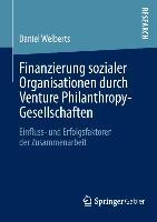 Finanzierung sozialer Organisationen durch Venture Philanthropy-Gesellschaften