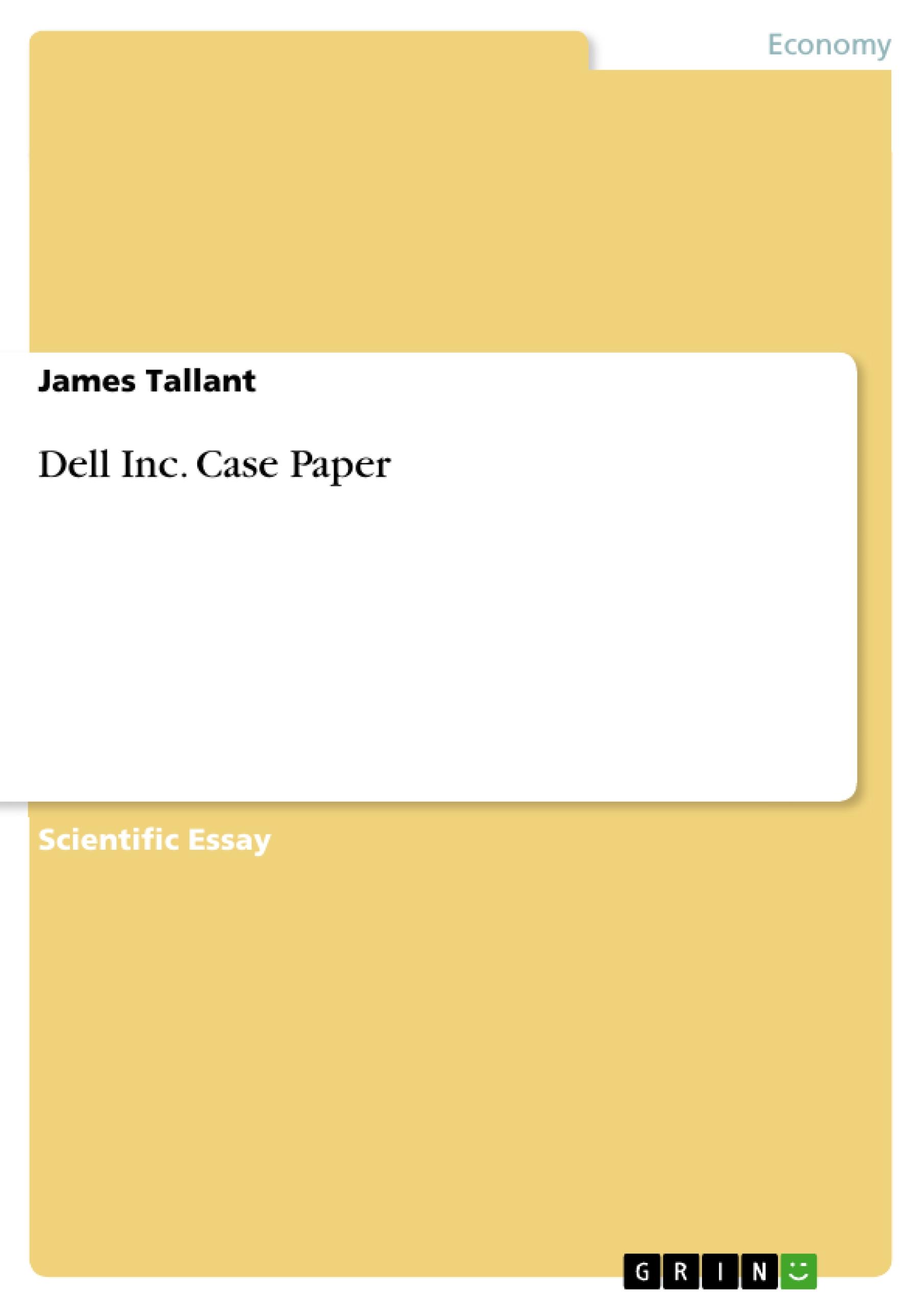 Dell Inc. Case Paper