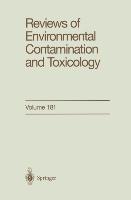 Reviews of Environmental Contamination and Toxicology