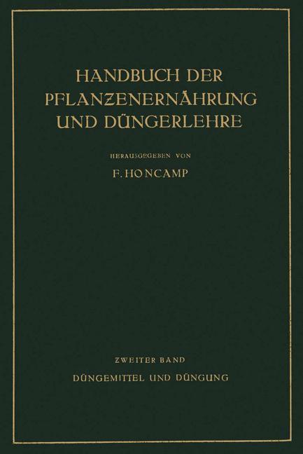 Düngemittel und Düngung