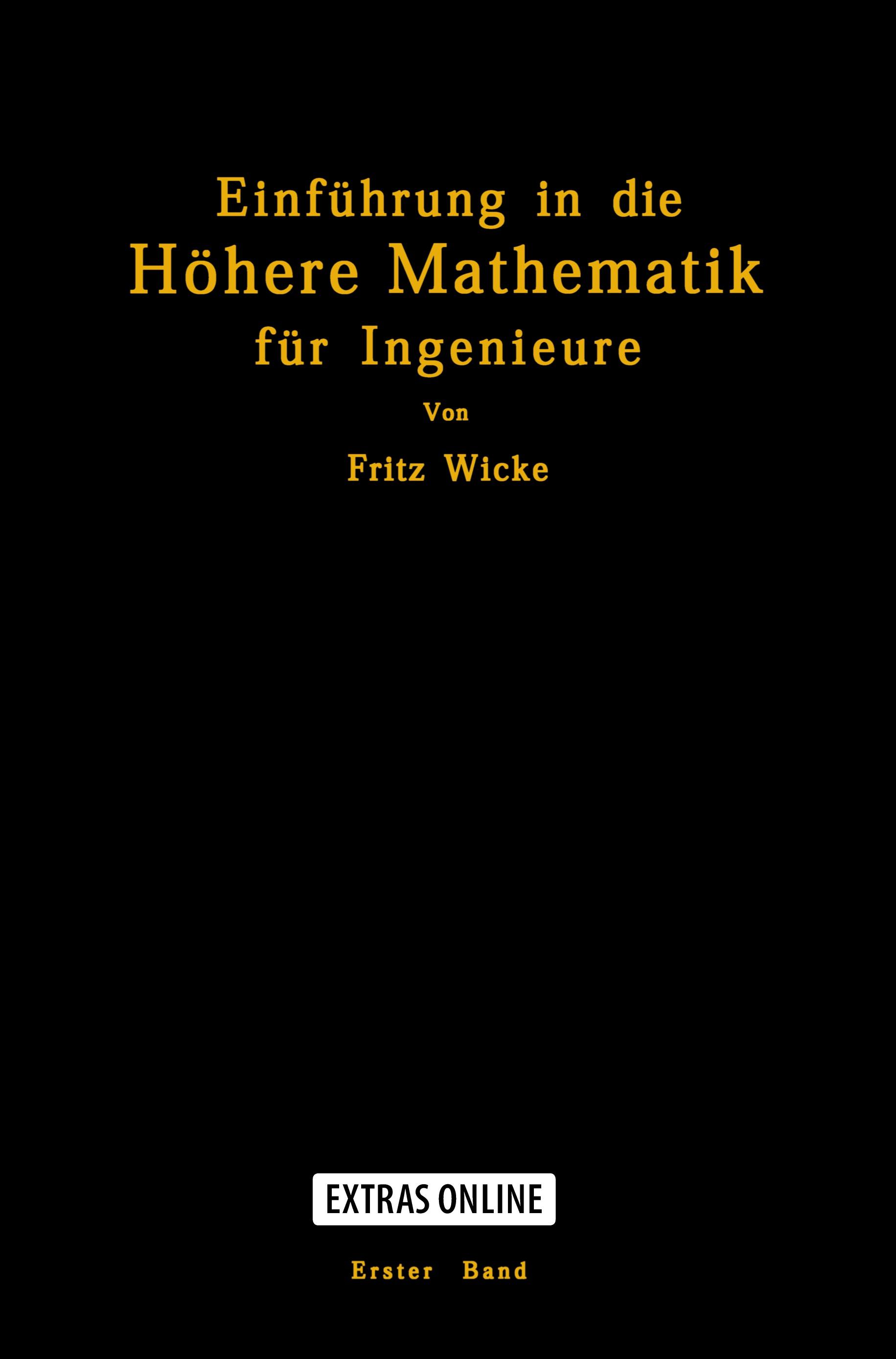 Einführung in die Höhere Mathematik