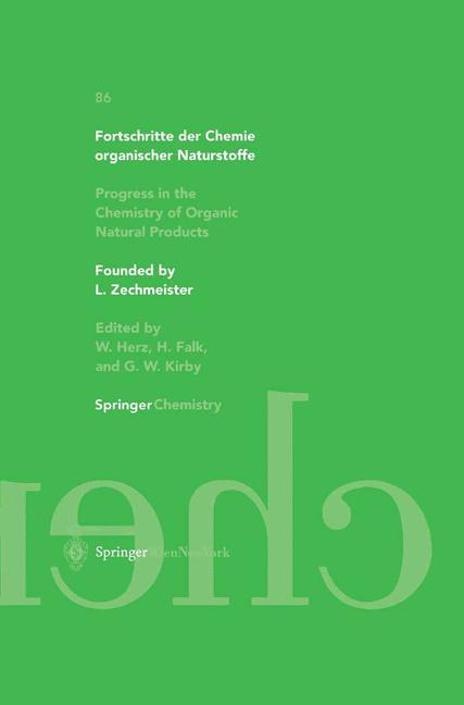 Fortschritte der Chemie organischer Naturstoffe / Progress in the Chemistry of Organic Natural Products 86