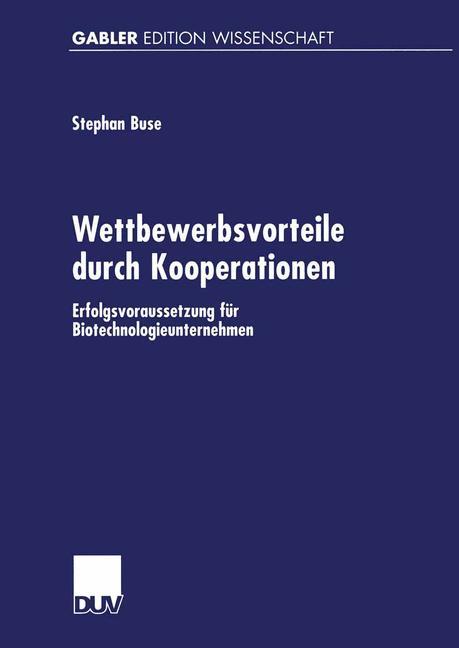 Wettbewerbsvorteile durch Kooperationen