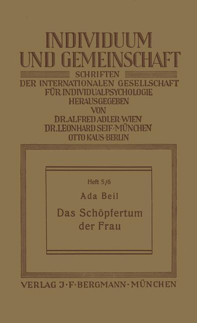 Das Schöpfertum der Frau