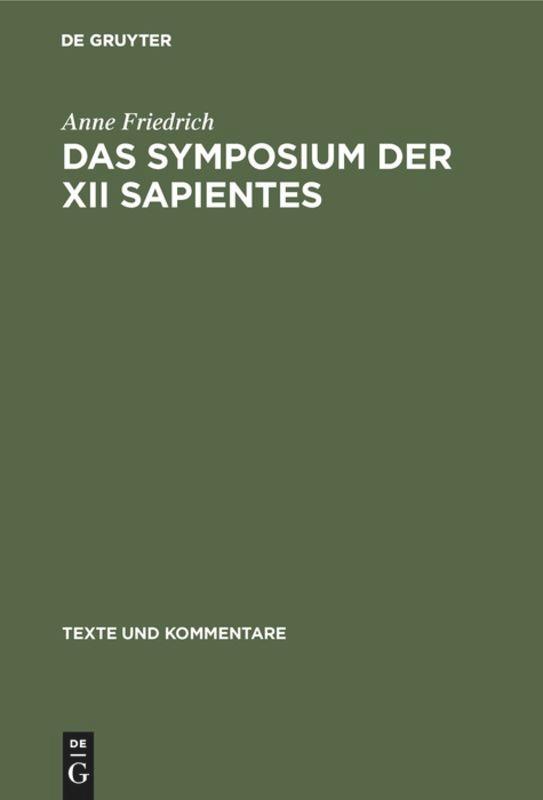 Das Symposium der XII sapientes