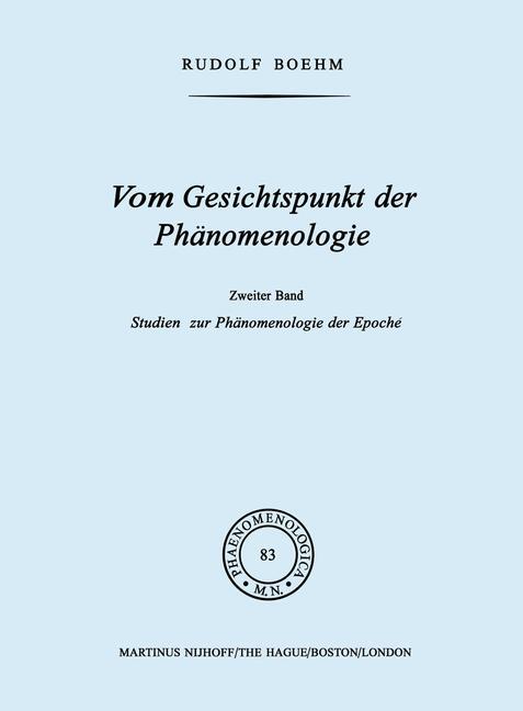 Vom Gesichtspunkt der Phänomenologie