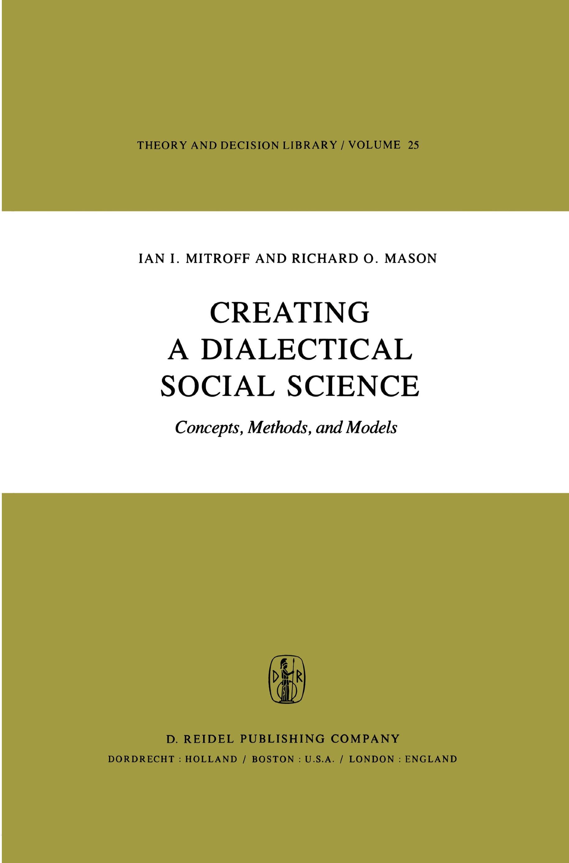 Creating a Dialectical Social Science