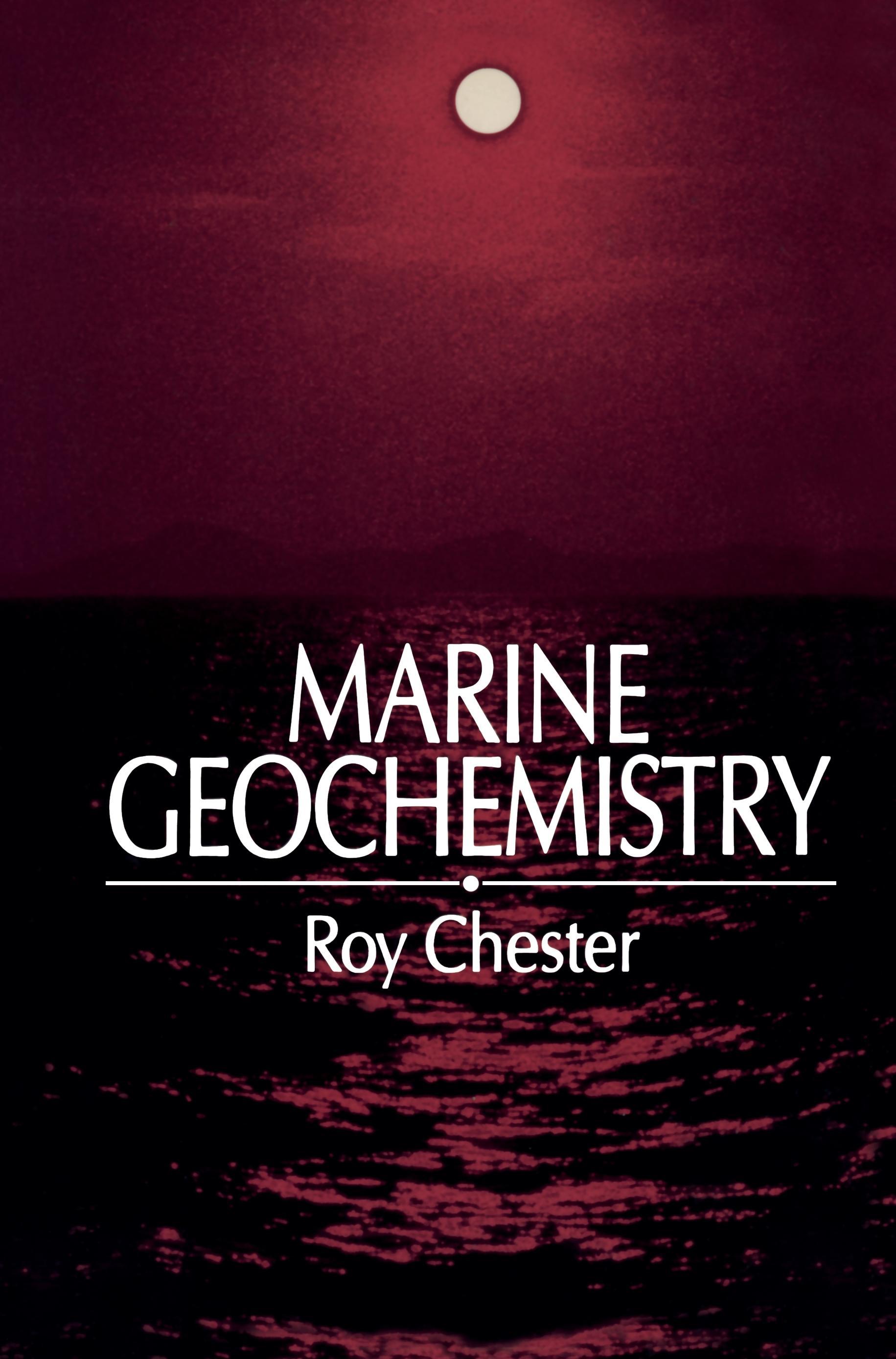 Marine Geochemistry