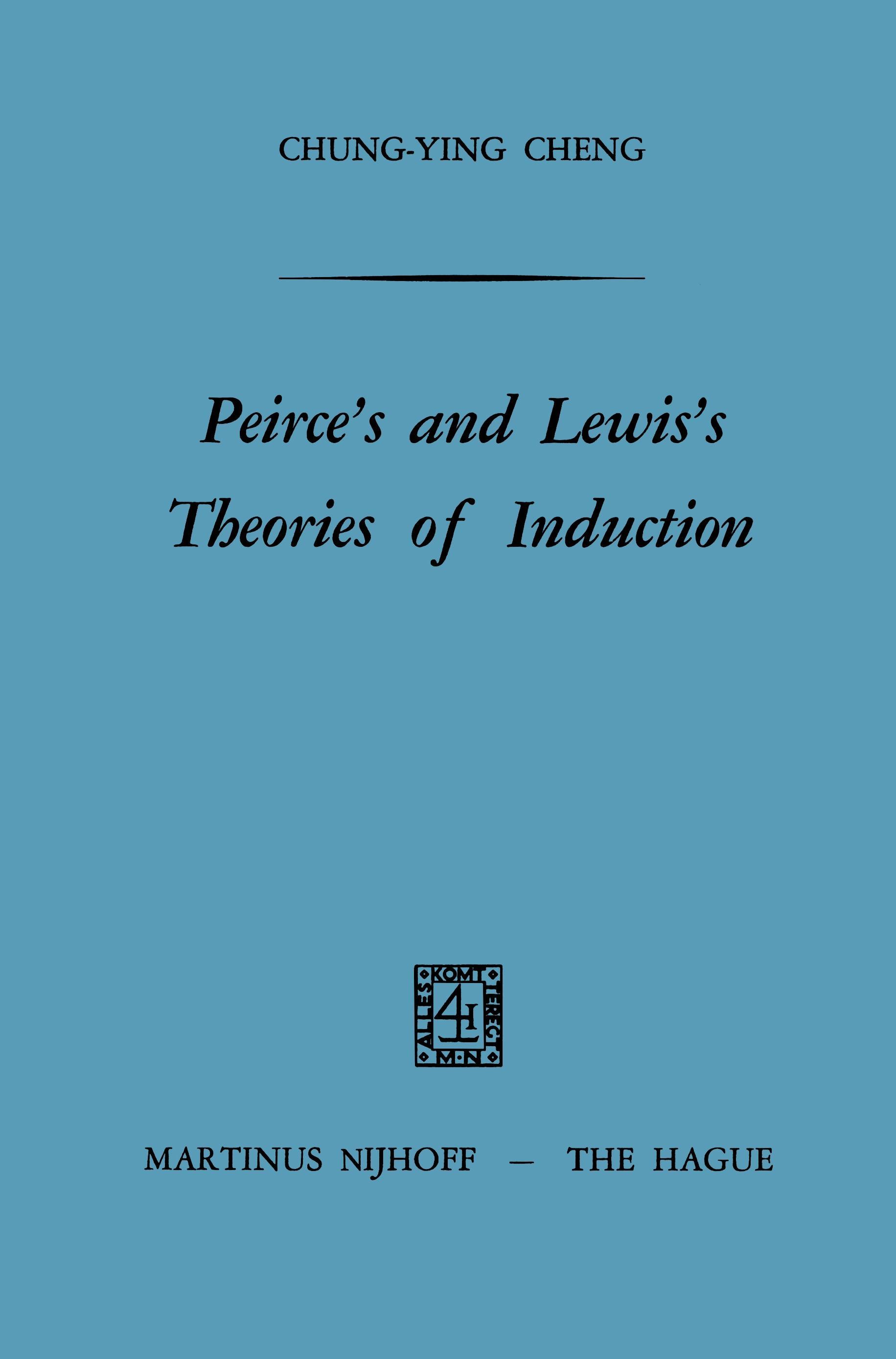 Peirce¿s and Lewis¿s Theories of Induction