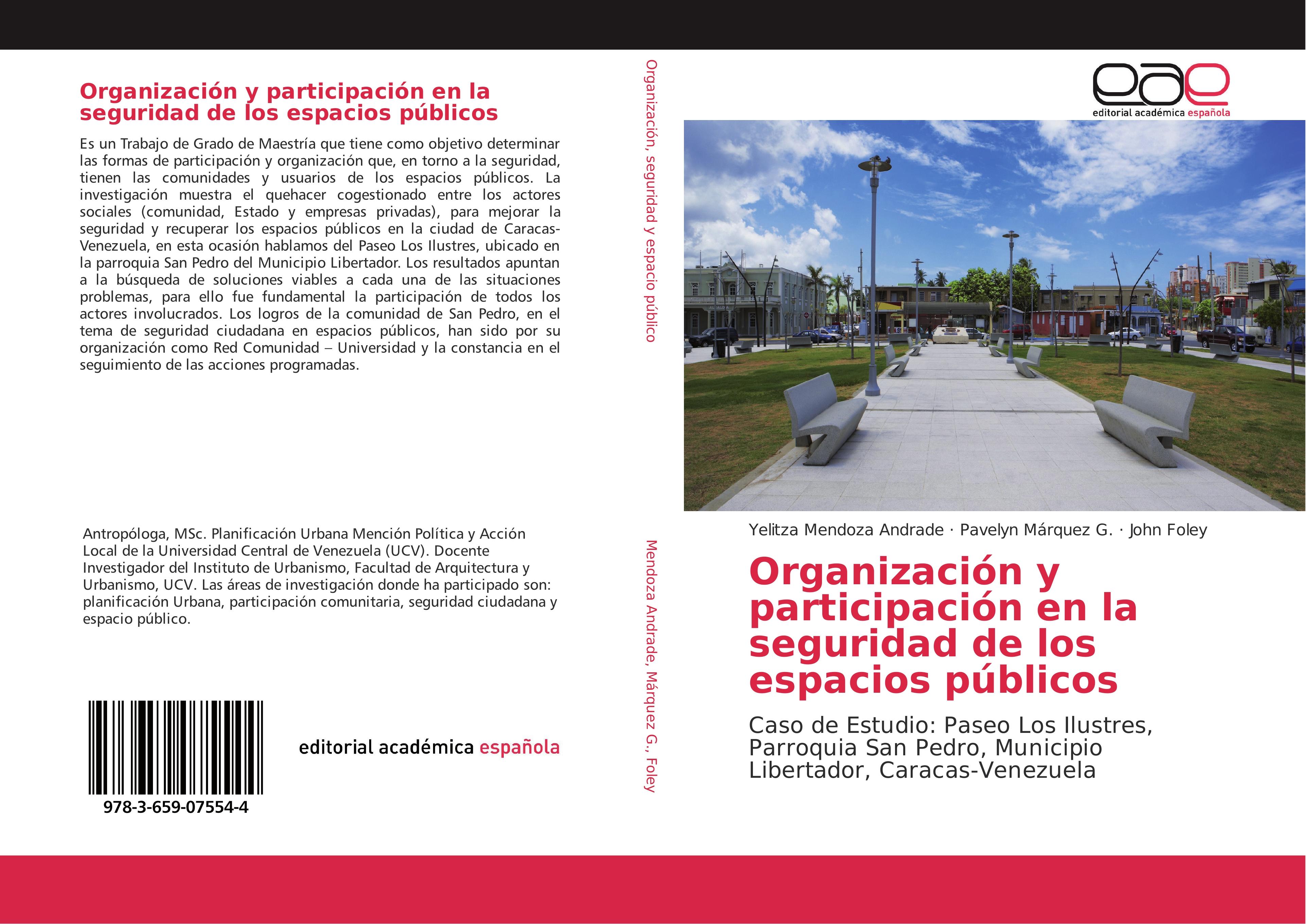 Organización y participación en la seguridad de los espacios públicos