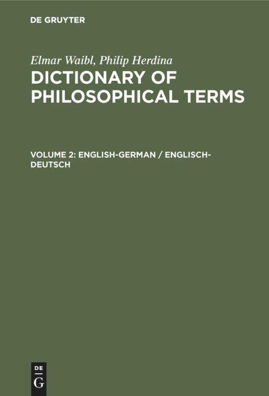 English-German / Englisch-Deutsch