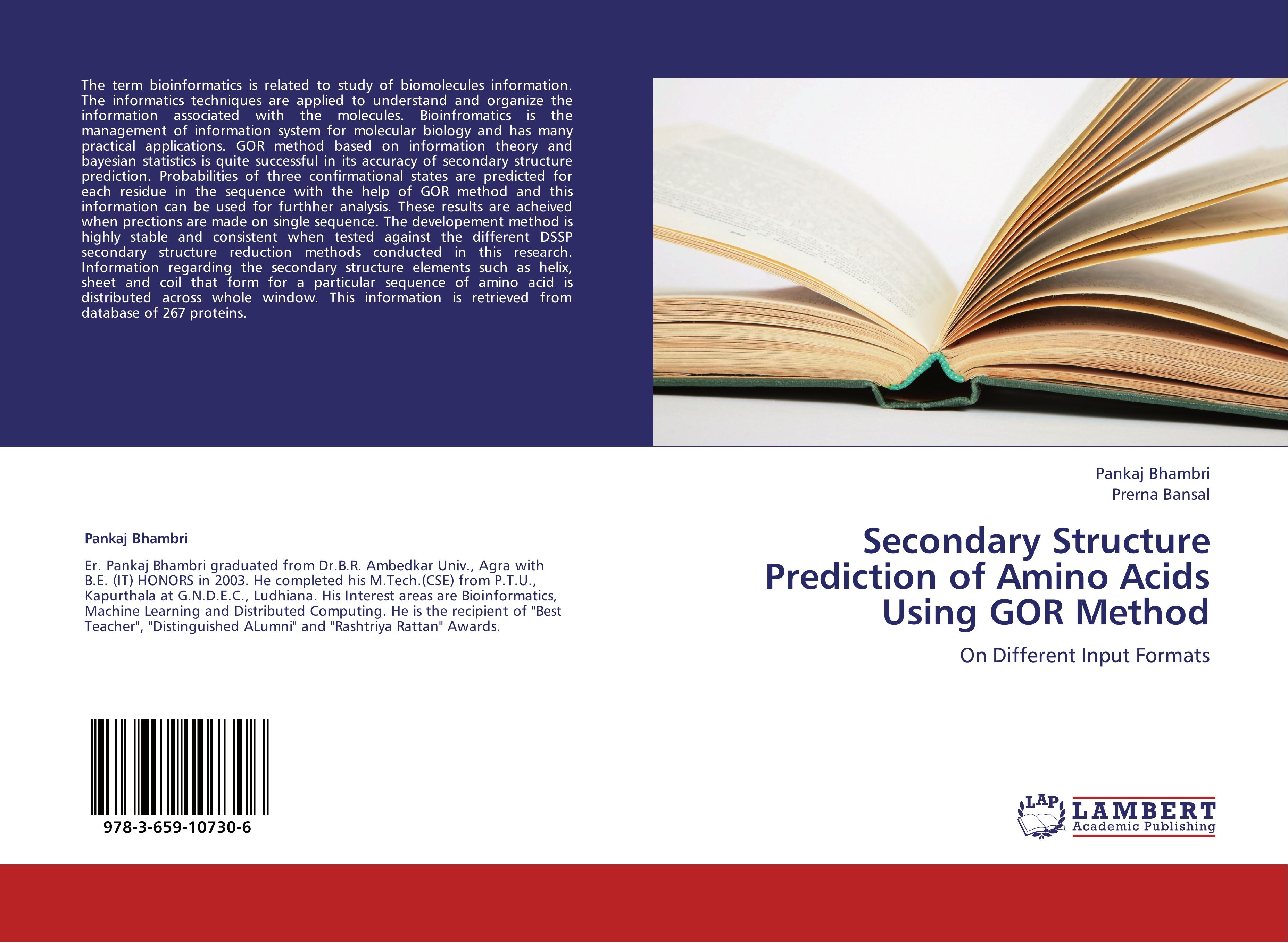 Secondary Structure Prediction of Amino Acids Using GOR Method