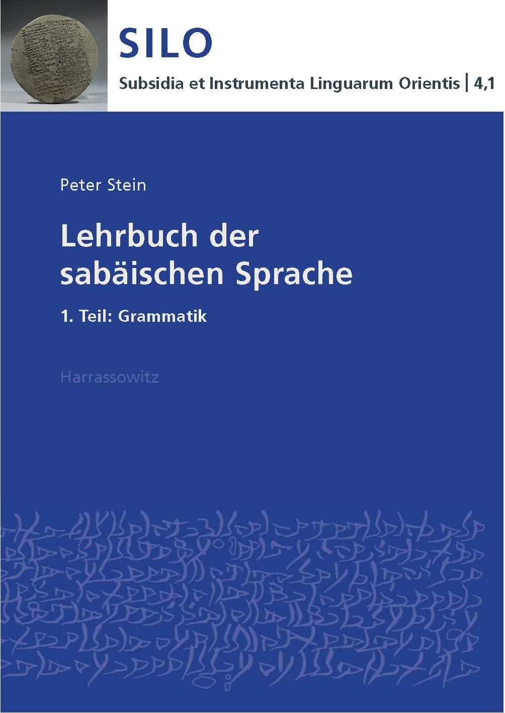 Lehrbuch der sabäischen Sprache 1. Teil