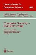 Computer Security - ESORICS 2000