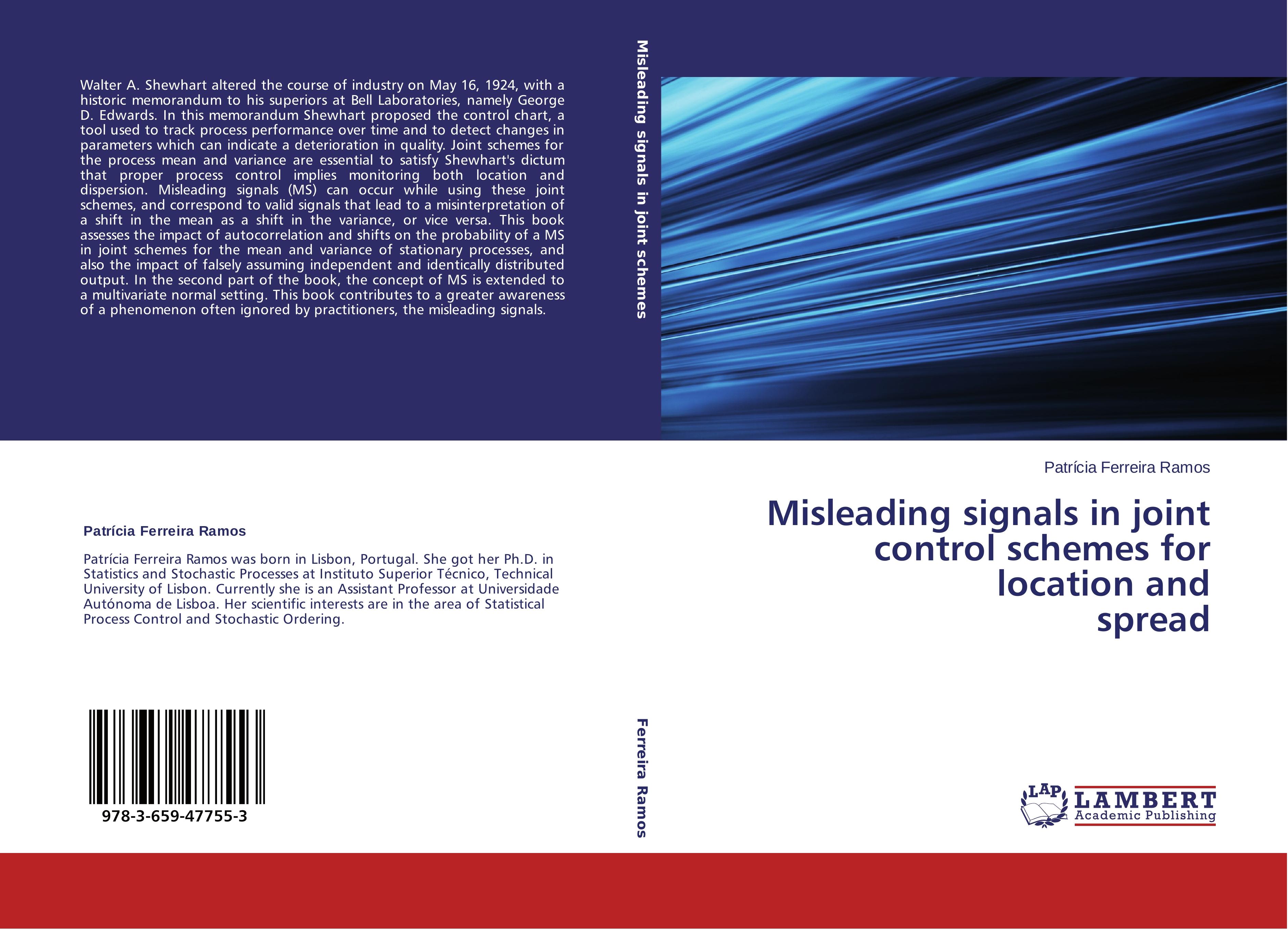 Misleading signals in joint control schemes for location and  spread