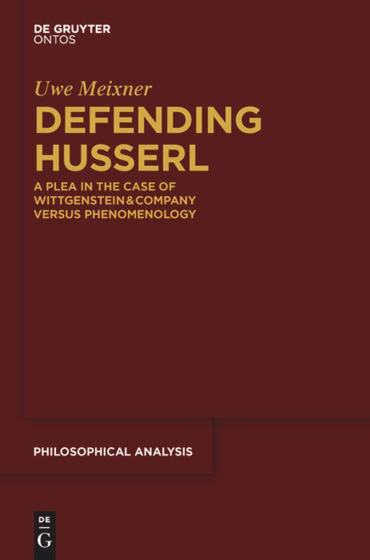 Defending Husserl