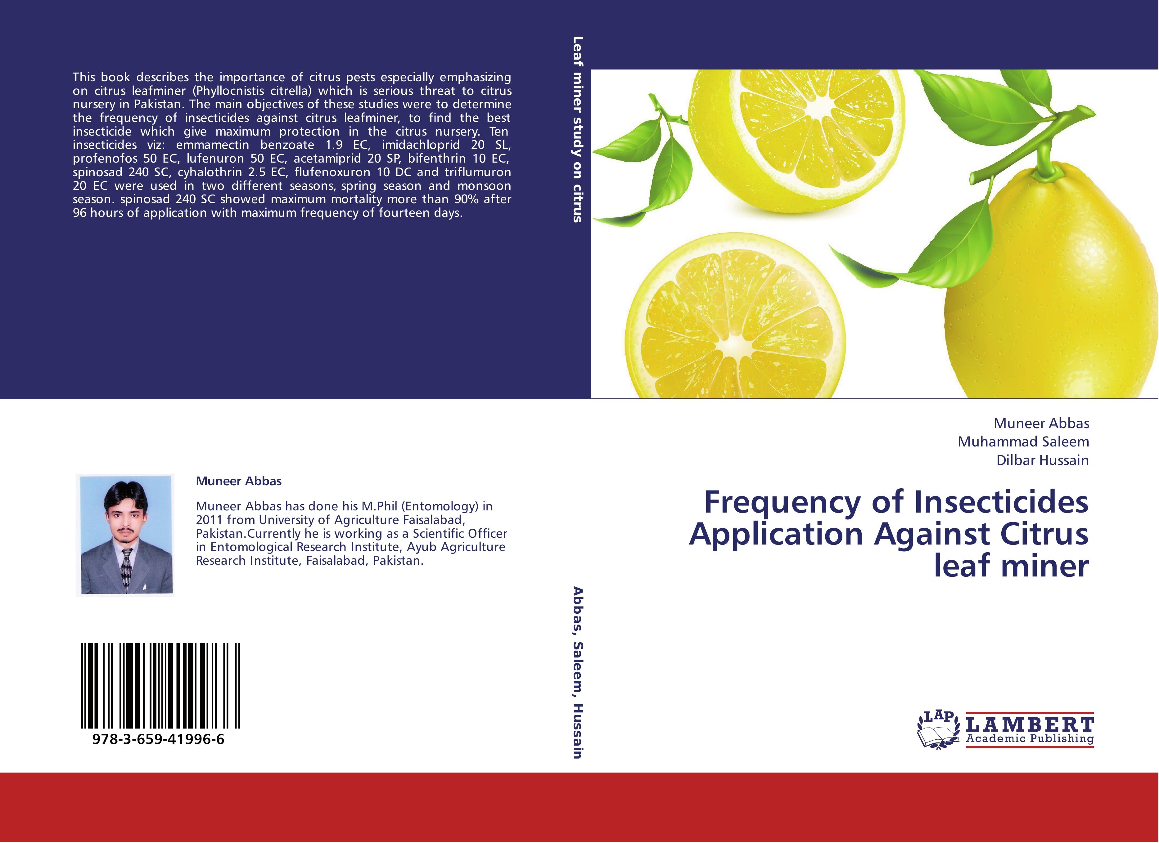 Frequency of Insecticides Application Against Citrus leaf miner