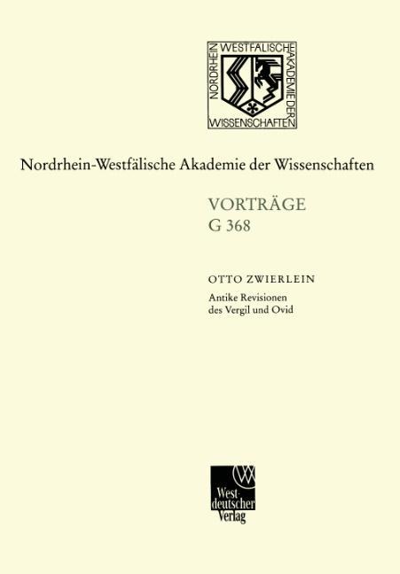 Antike Revisionen des Vergil und Ovid