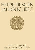 Heidelberger Jahrbücher XVII