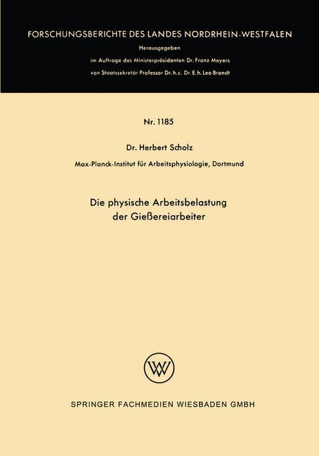 Die physische Arbeitsbelastung der Gießereiarbeiter