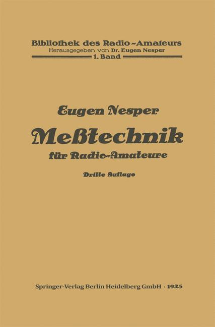 Meßtechnik für Radio-Amateure