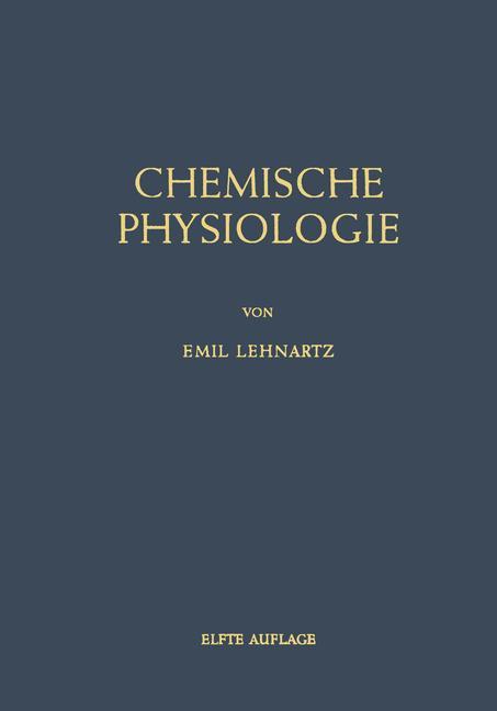 Einführung in die Chemische Physiologie