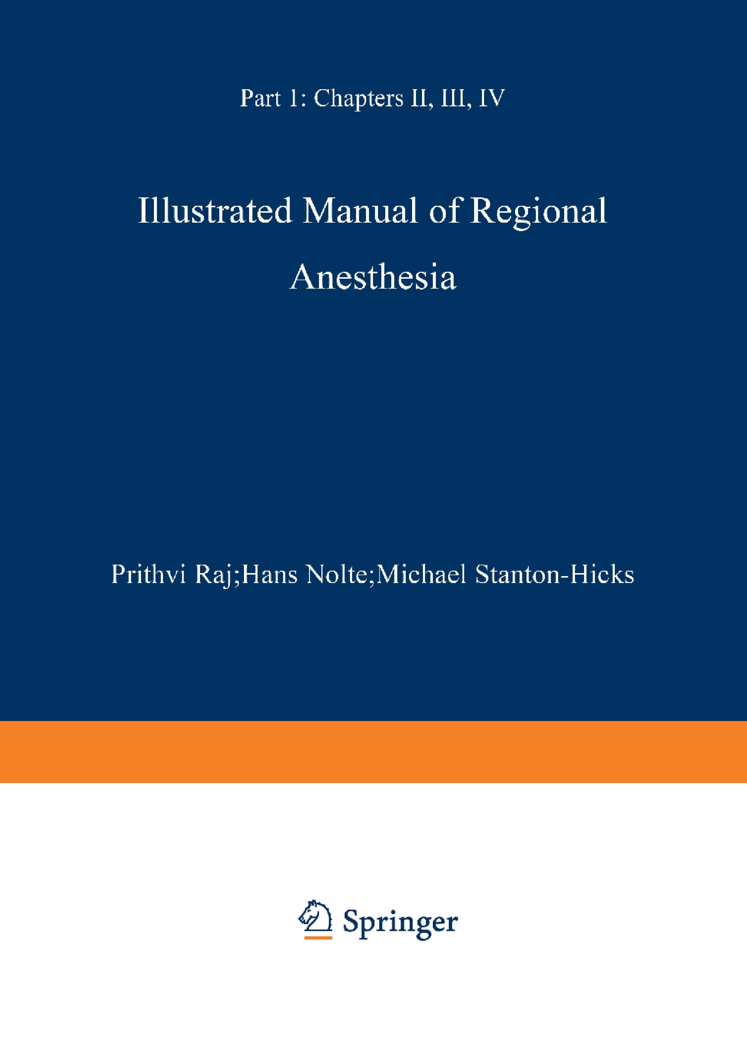 Illustrated Manual of Regional Anesthesia