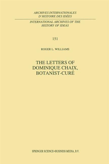 The Letters of Dominique Chaix, Botanist-Curé