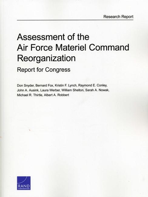 Assessment of the Air Force Material Command Reorganization