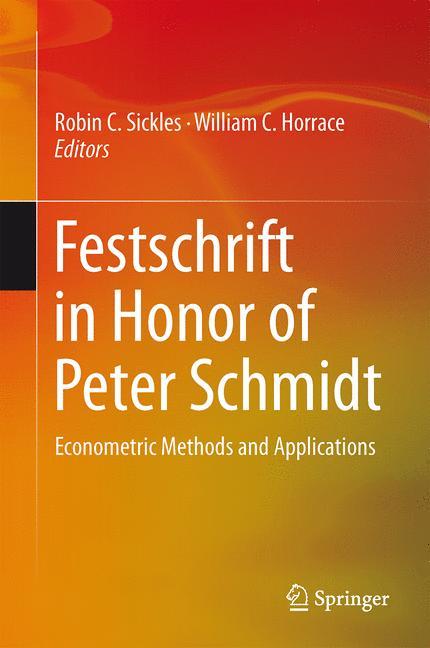 Festschrift in Honor of Peter Schmidt