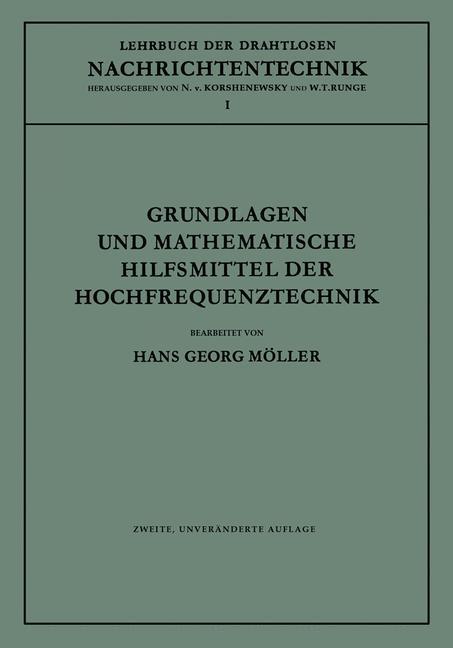 Grundlagen und mathematische Hilfsmittel der Hochfrequenztechnik