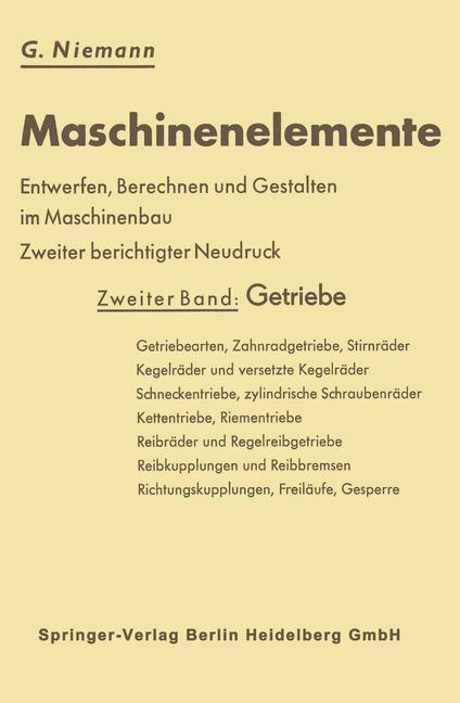 Maschinenelemente