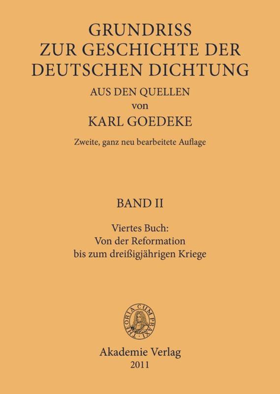 Viertes Buch: Von der Reformation bis zum dreissigjährigen Kriege