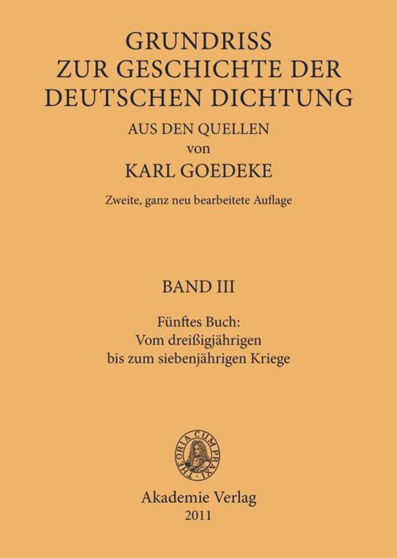 Fünftes Buch: Vom dreissigjährigen bis zum siebenjährigen Kriege