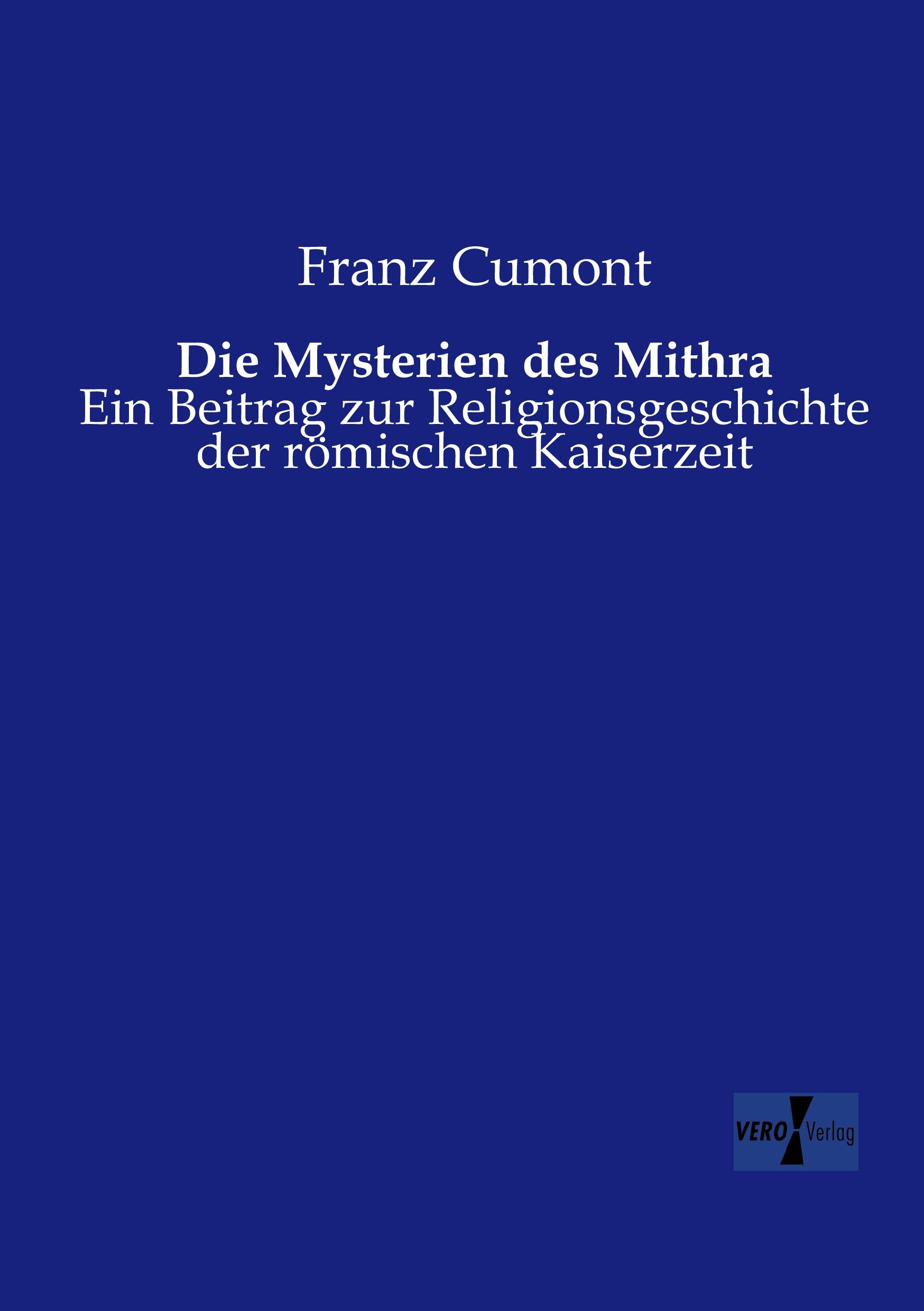 Die Mysterien des Mithra