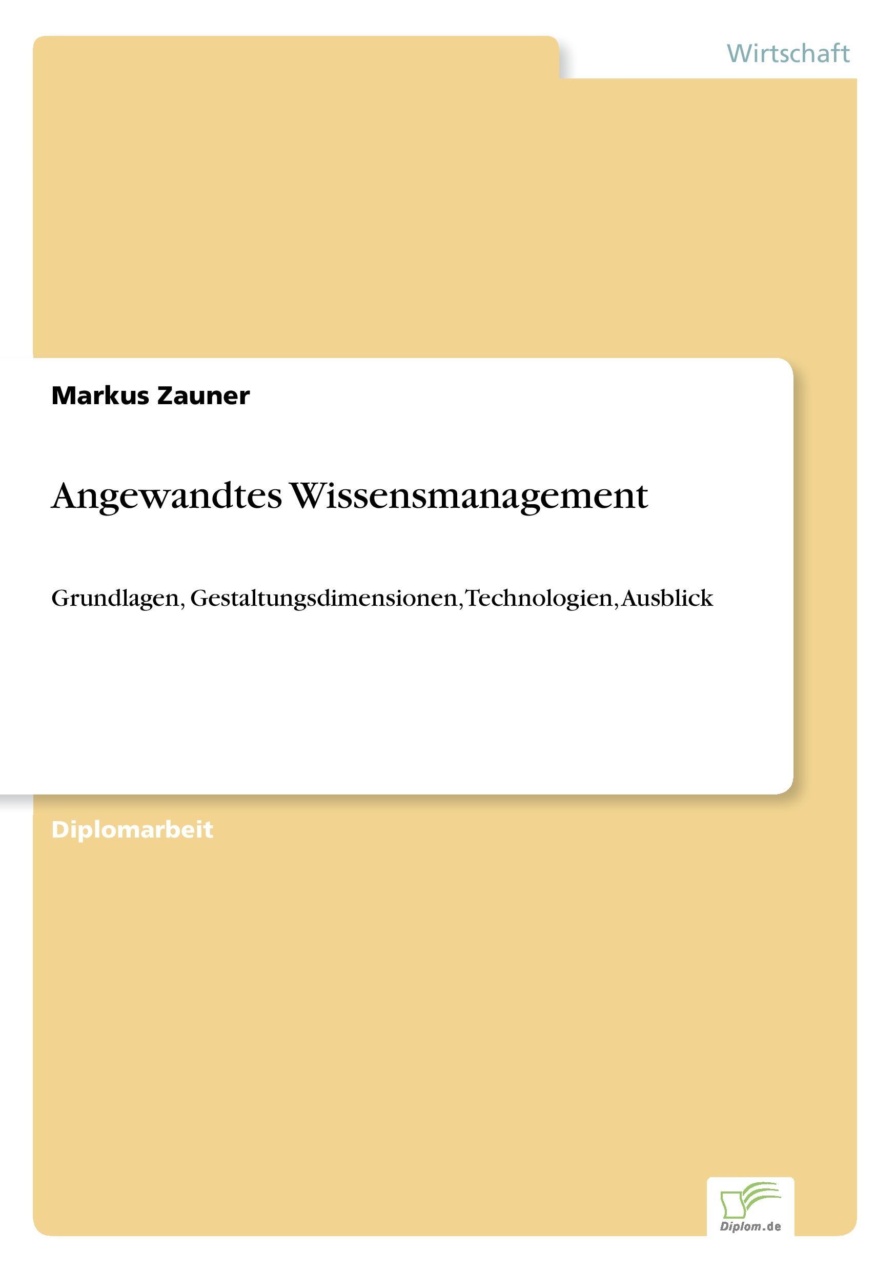 Angewandtes Wissensmanagement