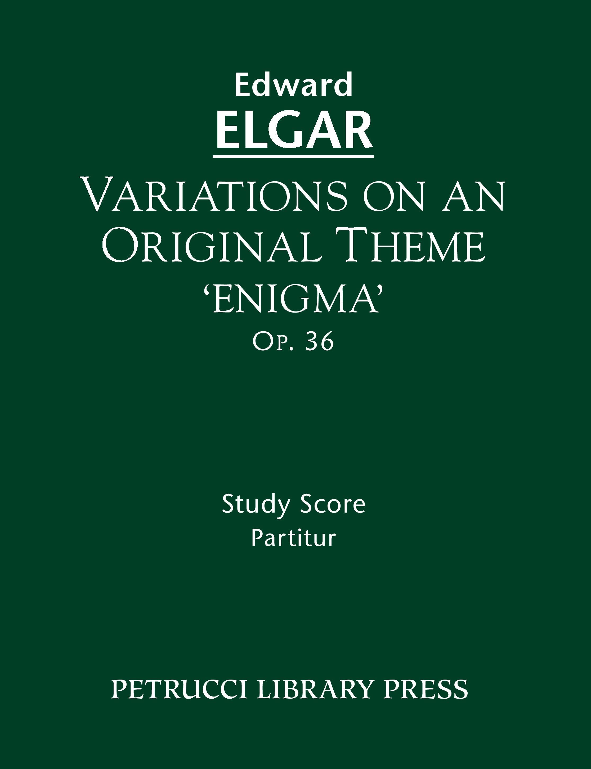 Variations on an Original Theme 'Enigma', Op.36