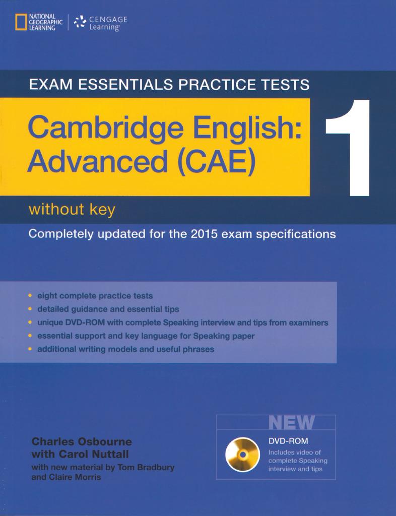 Exam Essentials Practice Tests: Cambridge English Advanced 1 with DVD-ROM