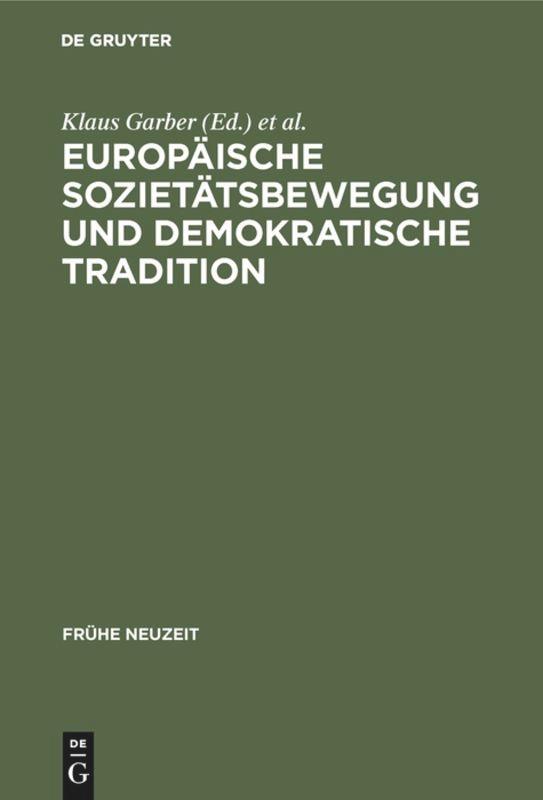 Europäische Sozietätsbewegung und demokratische Tradition