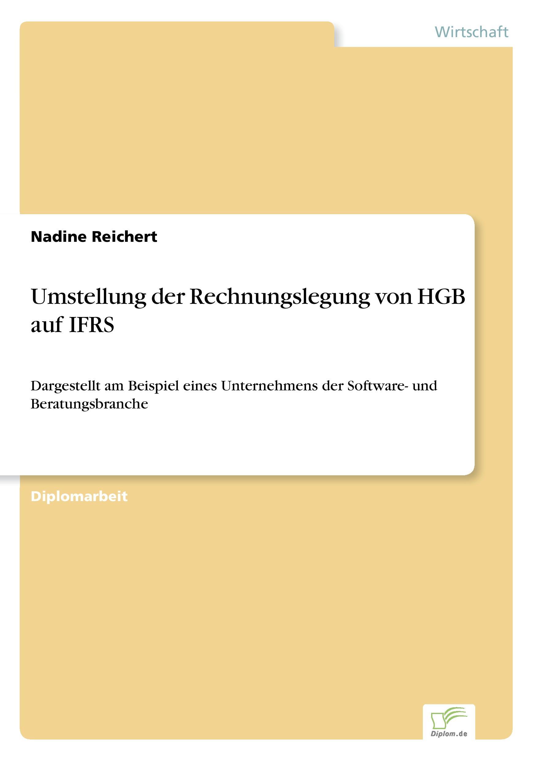 Umstellung der Rechnungslegung von HGB auf IFRS