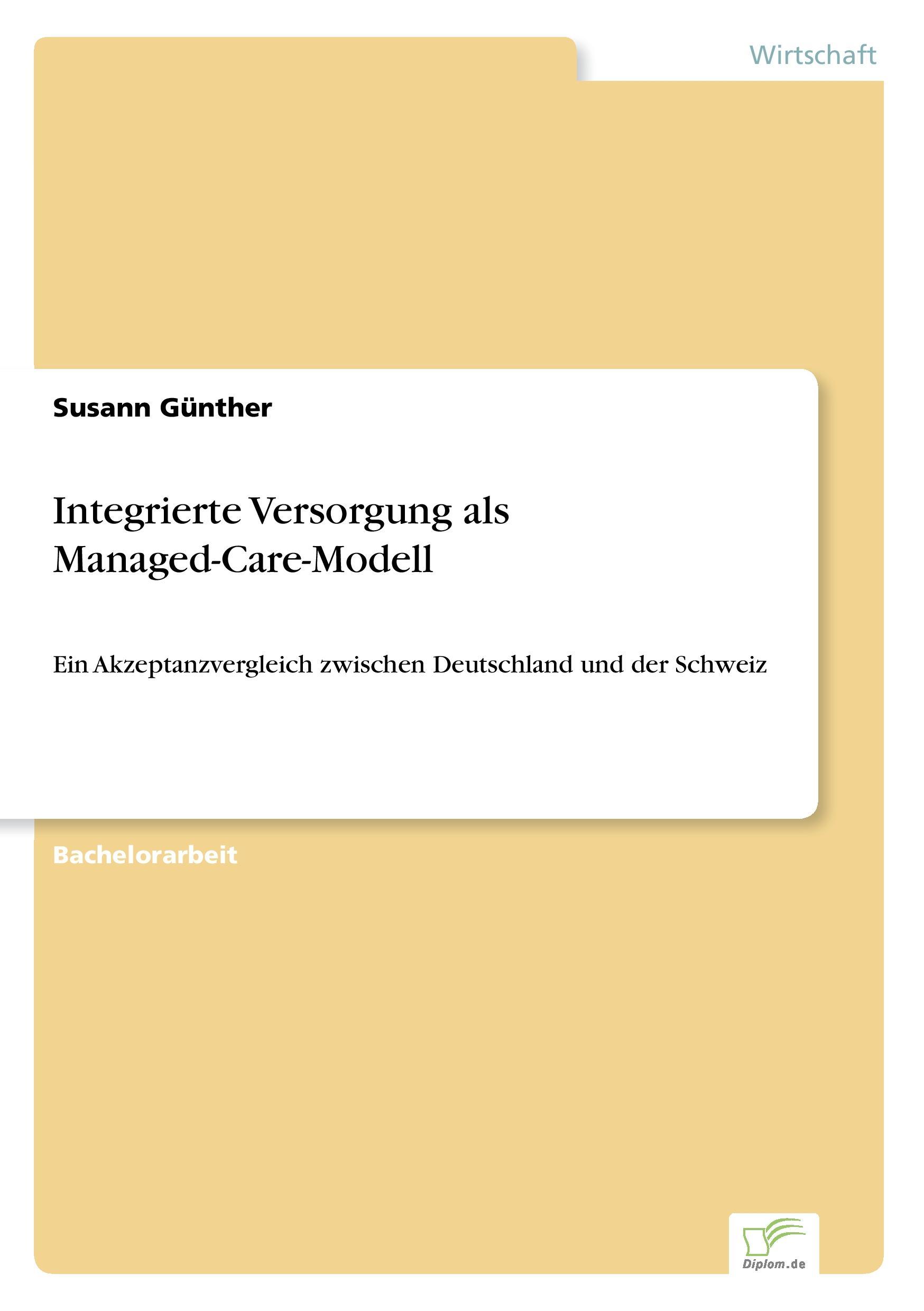 Integrierte Versorgung als Managed-Care-Modell