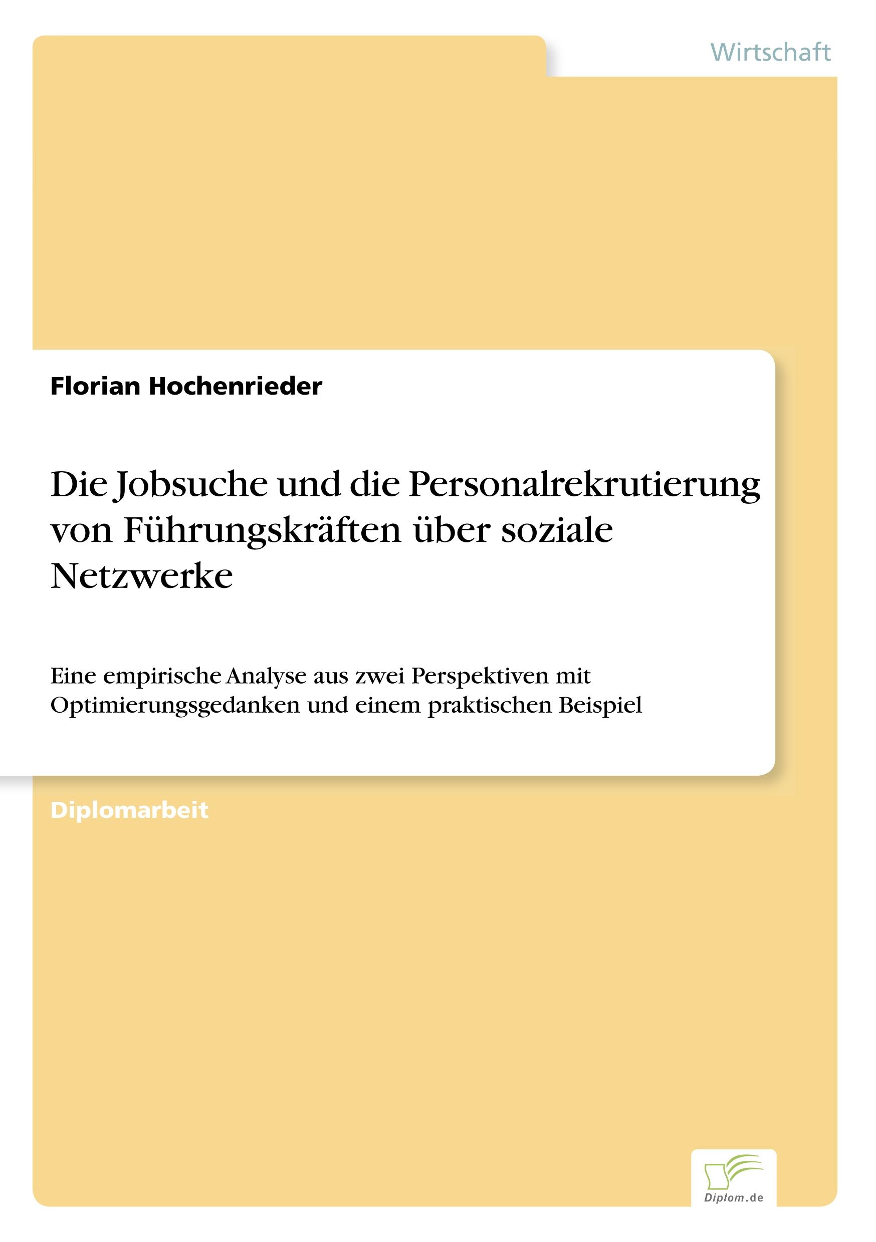 Die Jobsuche und die Personalrekrutierung von Führungskräften über soziale Netzwerke