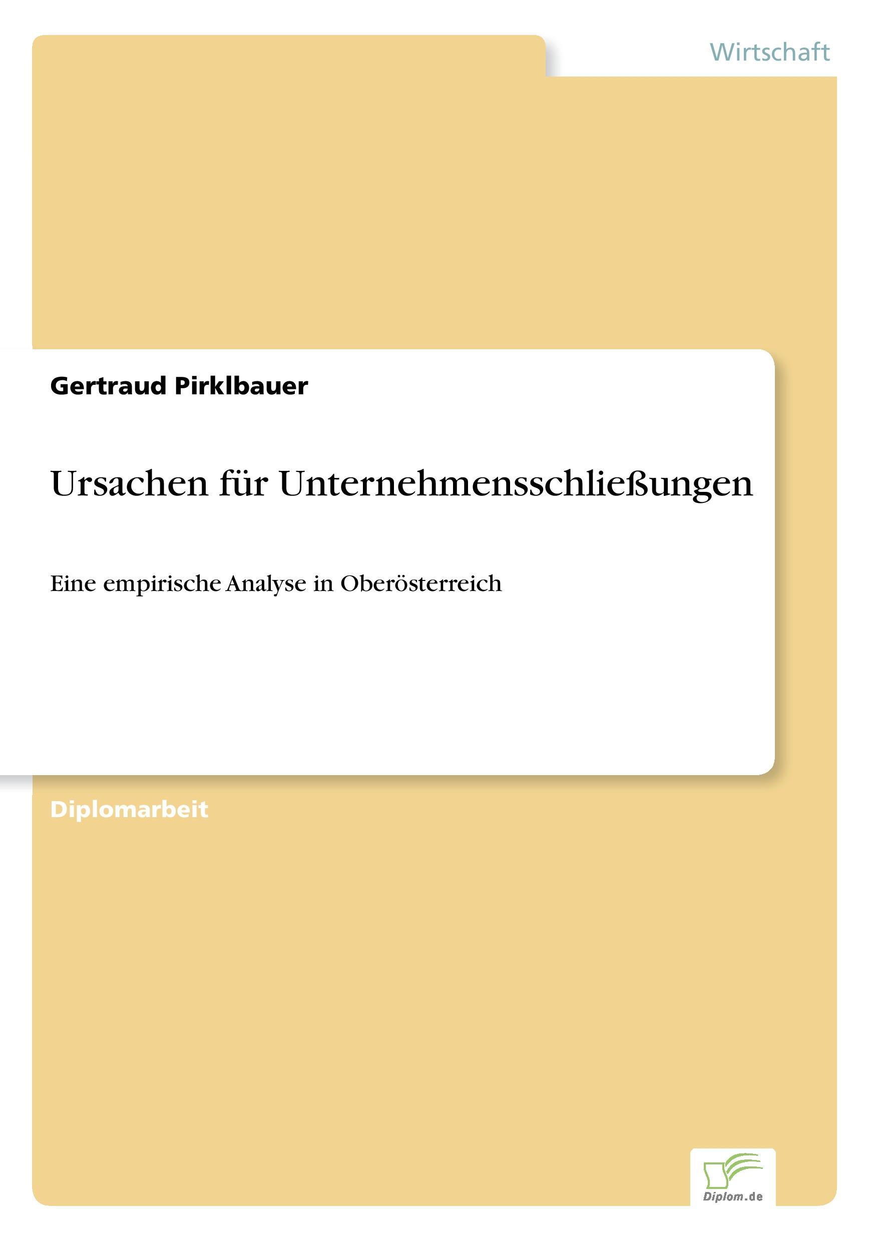 Ursachen für Unternehmensschließungen