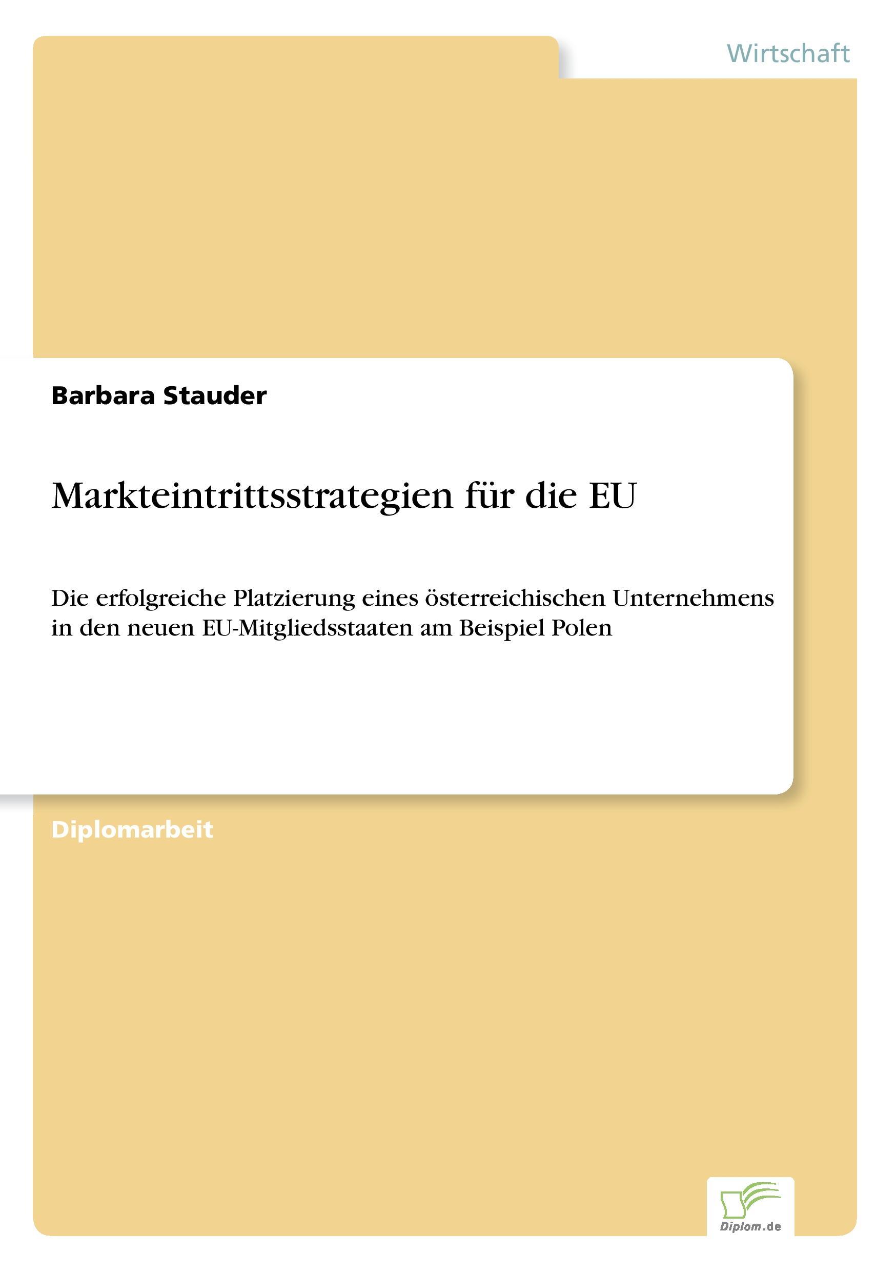 Markteintrittsstrategien für die EU