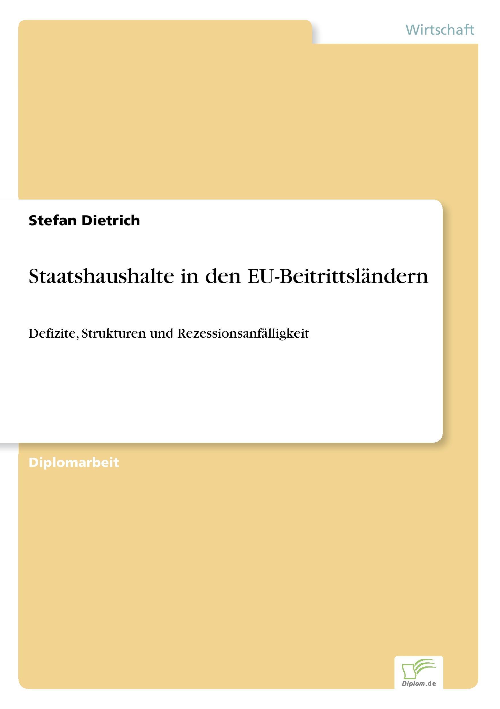 Staatshaushalte in den EU-Beitrittsländern