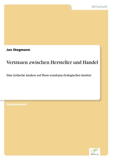 Vertrauen zwischen Hersteller und Handel